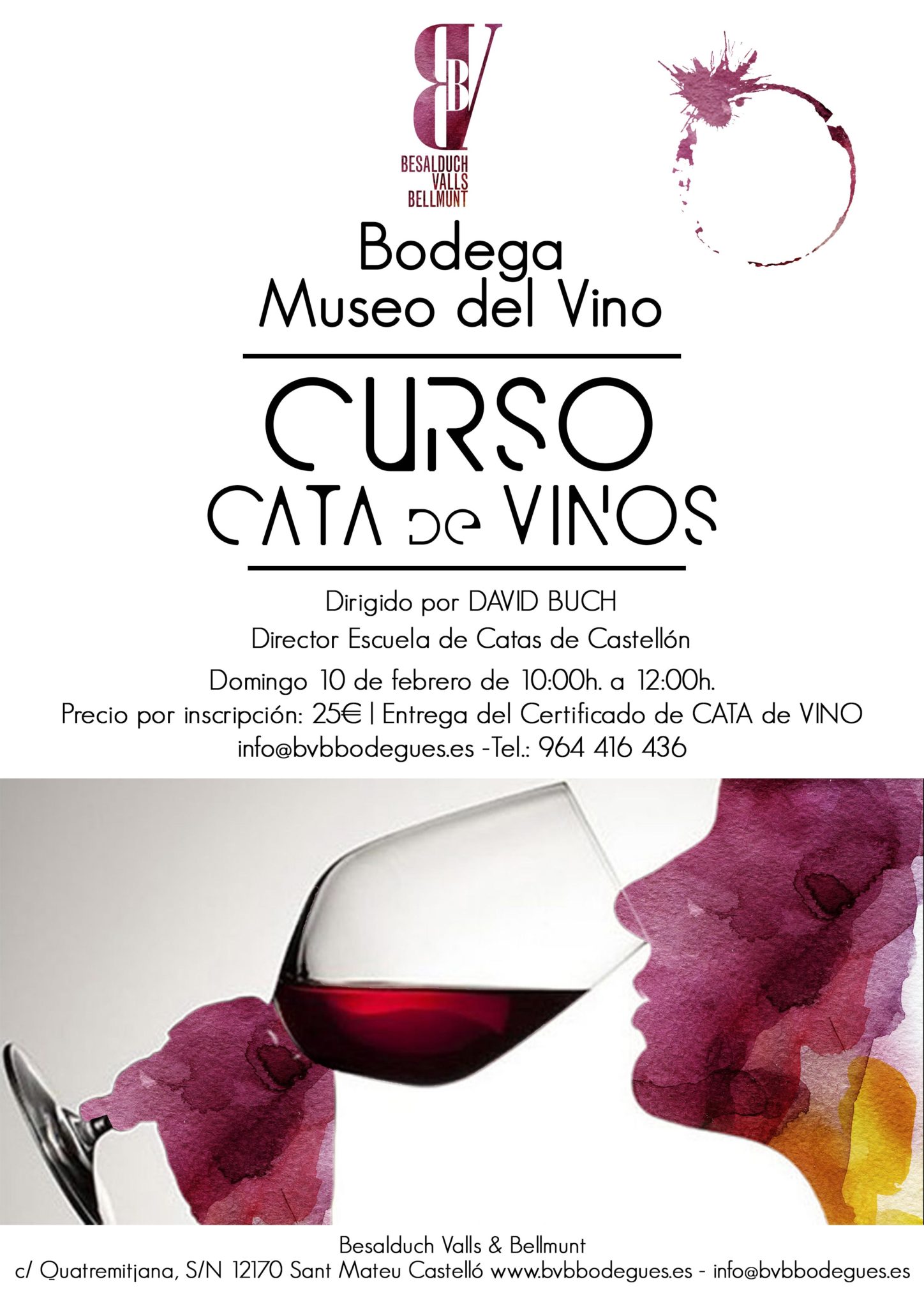 Curso Cata de Vinos