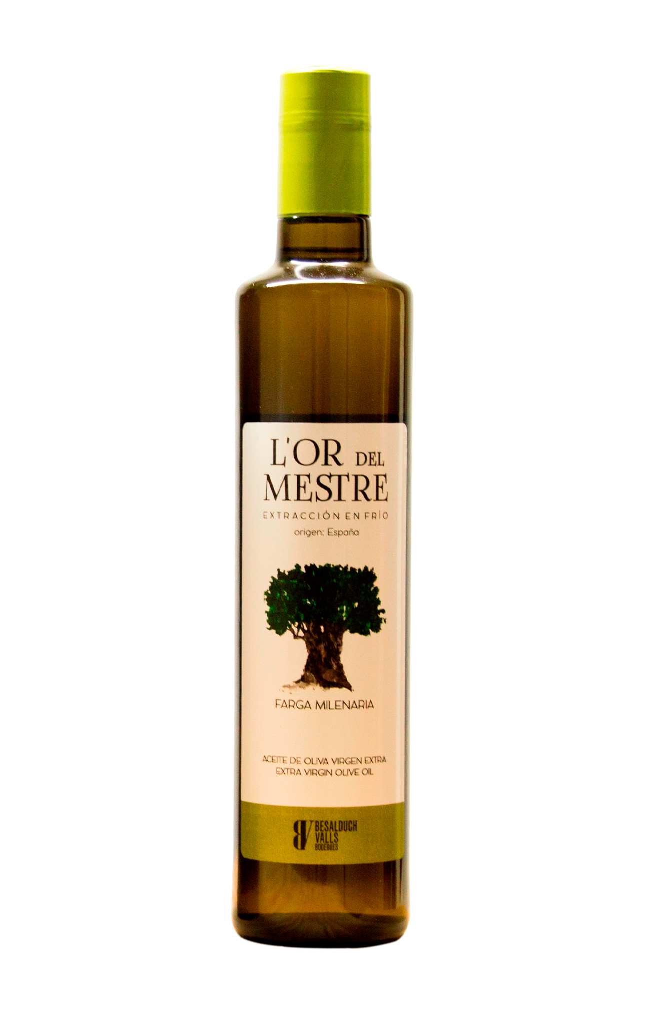 Aceite de Oliva Virgen Extracción en Frío Farga Milenaria 250cc