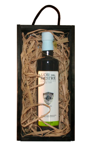 Aceite de Oliva Virgen Extra Extracción en Frío Coupage 500cc Caja madera negra